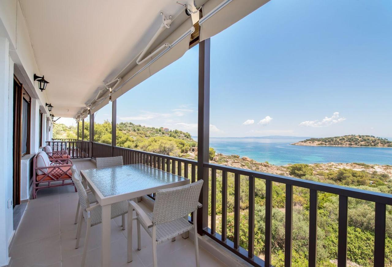 Nereus & Oceanus Beachfront Apartments, Lagonisi Beach #Feelslikehome Ормос-Панайяс Экстерьер фото